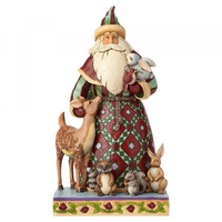 Jim Shore Heartwood Creek - Santa with Woodland Animals