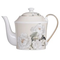 Ashdene Elegant Rose - Cream Teapot