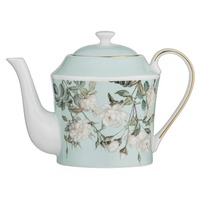 Ashdene Elegant Rose - Mint Teapot