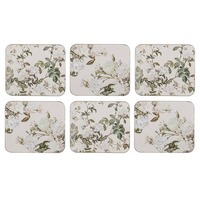 Ashdene Elegant Rose - Coaster 6 Pack - Cream