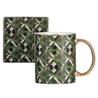 Ashdene Decadence - Mug and Coaster Set - Emerald