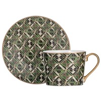 Ashdene Decadence - Cup & Saucer - Emerald