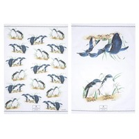 Ashdene Australian Birds - Kitchen Towel 2 Pack - Penguins