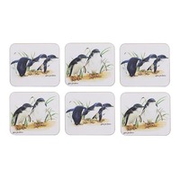 Ashdene Australian Birds - Coaster 6 Pack - Penguins