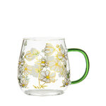 Ashdene Fleurette - Glass Mug - Daisy