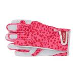 Sprout Goatskin Gardening Gloves - Cheetah Spot Pink