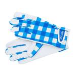 Sprout Goatskin Gardening Gloves - Cobalt Check