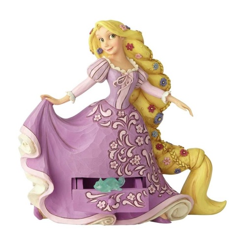 Jim Shore Disney Traditions - Rapunzel with Pascal Charm Figurine