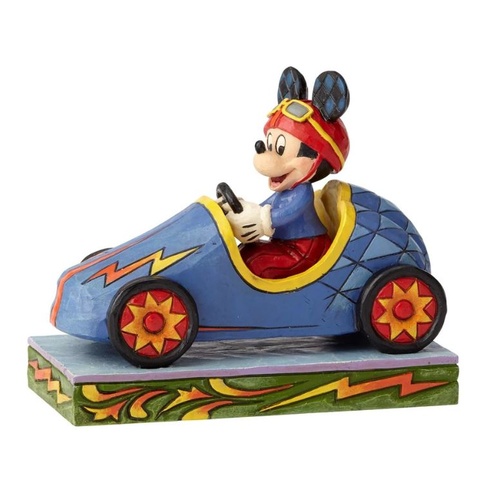 Jim Shore Disney Traditions - Soap Box Derby Mickey Mouse Figurine