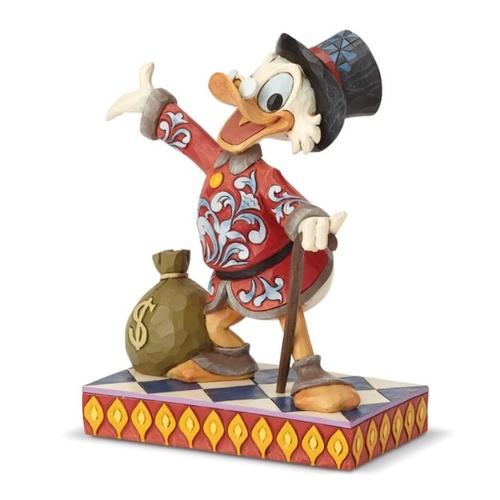 PRE PRODUCTION SAMPLE - Jim Shore Disney Traditions - Duck Tales Scrooge - Treasure Seeking Tycoon