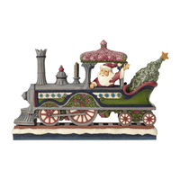 Jim Shore Heartwood Creek Victorian - Santa in Train