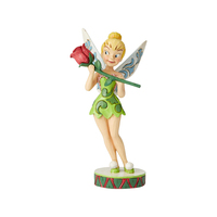 PRE PRODUCTION SAMPLE - Jim Shore Disney Traditions - Peter Pan Tinkerbell with Rose - Bell In Bloom