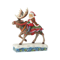 Heartwood Creek Classic - Santa Riding a Moose