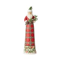 Jim Shore Heartwood Creek - Tall Santa with Branch