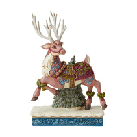 Jim Shore Heartwood Creek Victorian - Reindeer Prancing