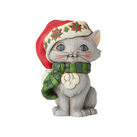 Jim Shore Heartwood Creek - Christmas Kitten Mini Figurine