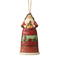 Jim Shore Heartwood Creek - Twelve Days of Christmas Santa Hanging Ornament