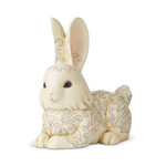 Jim Shore Heartwood Creek White Woodland - Bunny Garden Statue