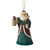 PRE PRODUCTION SAMPLE - Jim Shore Heartwood Creek Victorian - Santa Hanging Ornament