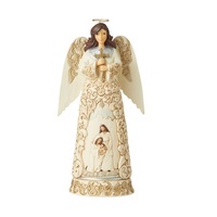 Jim Shore Heartwood Creek Holiday Lustre - Nativity Angel