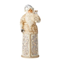 Jim Shore Heartwood Creek Holiday Lustre - Santa with Bell