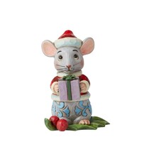 Jim Shore Heartwood Creek - Christmas Mouse Mini Figurine