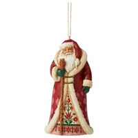 PRE PRODUCTION SAMPLE - Jim Shore Heartwood Creek - Regal Santa Hanging Ornament