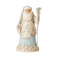 Jim Shore Heartwood Creek Coastal Christmas - Santa with Sailboat Scene