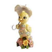 Jim Shore Heartwood Creek Easter - Chick with Umbrella Mini Figurine