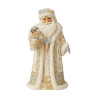 Jim Shore Heartwood Creek Holiday Lustre - Santa with Lantern