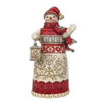 Jim Shore Heartwood Creek Nordic Noel - Snowman with Lantern