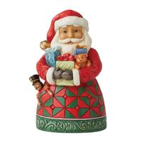 Jim Shore Heartwood Creek - Santa With Gifts Pint Sized