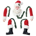 Possible Dreams by Dept 56 - Saint Nick in a Cinch Tree Topper