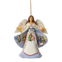 Jim Shore Heartwood Creek - Angel Nativity Scene Coat Hanging Ornament