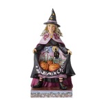 Jim Shore Heartwood Creek Halloween - Witch with Pumpkins Skirt