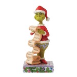 Dr Seuss The Grinch by Jim Shore - Grinch Holding Naughty/Nice List