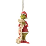 Dr Seuss The Grinch by Jim Shore - Grinch Holding List 2024 Hanging Ornament