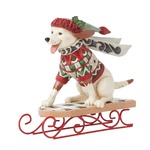 Jim Shore Heartwood Creek Highland Glen - Dog on Sled