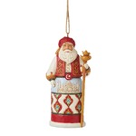 Jim Shore Heartwood Creek Christmas Around the World - Turkish Santa Hanging Ornament