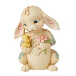 Jim Shore Heartwood Creek - Easter Bunny with Chick Mini Figurine
