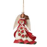 Jim Shore Heartwood Creek - Red Angel with Cardinals Hanging Ornament