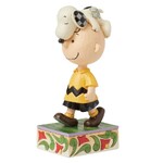 Peanuts by Jim Shore - Snoopy on Charlie Brown's Head