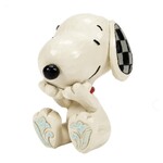 Peanuts by Jim Shore - Snoopy Laughing Mini Figurine