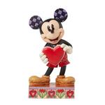 Jim Shore Disney Traditions - Mickey Heart Personalisable