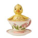 Jim Shore Heartwood Creek - Chick in Teacup Mini Figurine