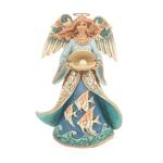 Jim Shore Heartwood Creek Coastal Christmas - Angel Holding Shell