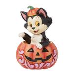 Jim Shore Disney Traditions - Pinocchio - Figaro in Jack-O-Lantern