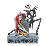 Jim Shore Disney Traditions - Nightmare Before Christmas - Jack & Sally Gravestone