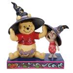 Jim Shore Disney Traditions - Winnie the Pooh - Pooh & Piglet Witch Hats