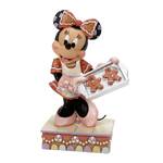 Jim Shore Disney Traditions - Minnie Mouse Christmas - Minnie with Gingerbread Cookies - Baking Bliss